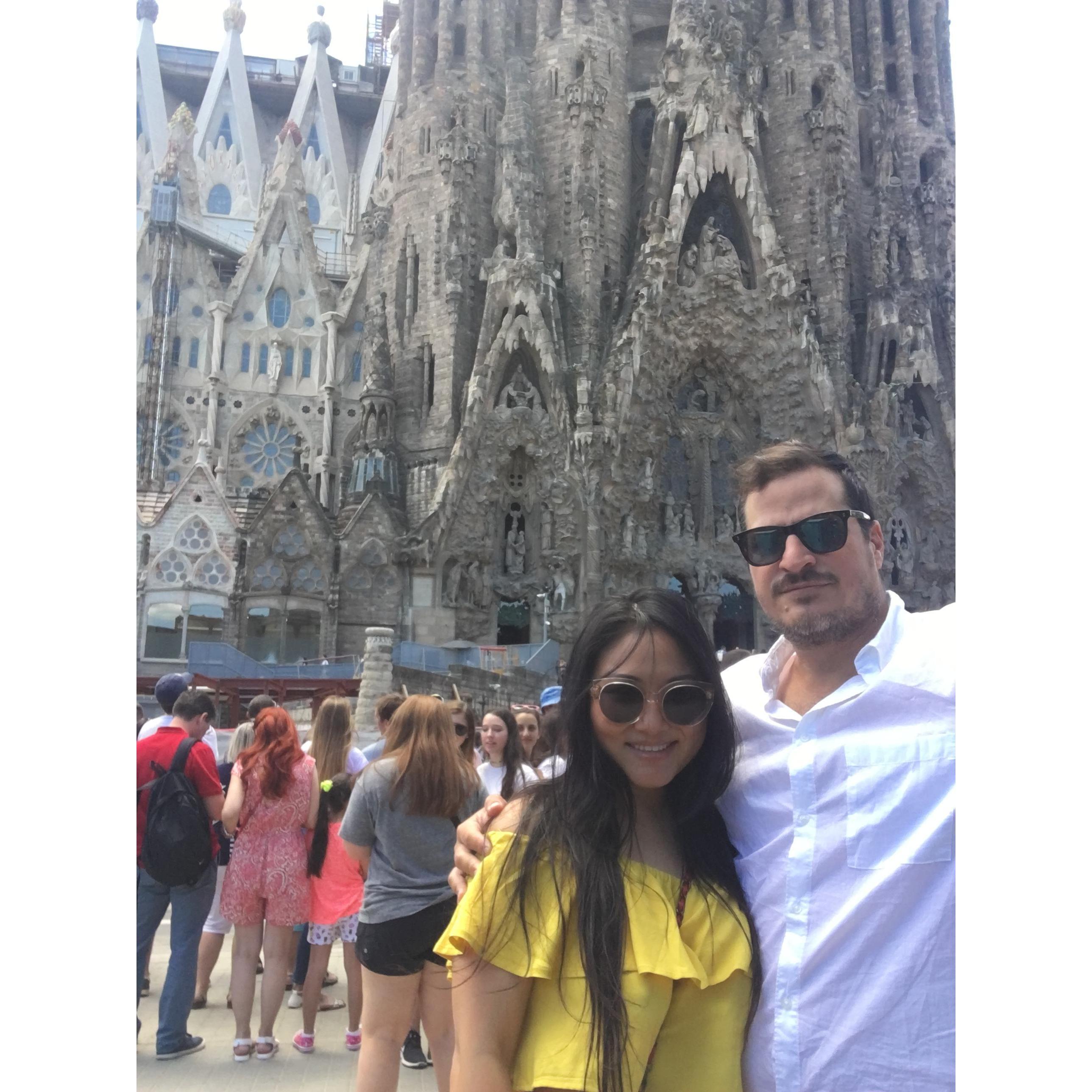 Visiting La Sagrada Familia