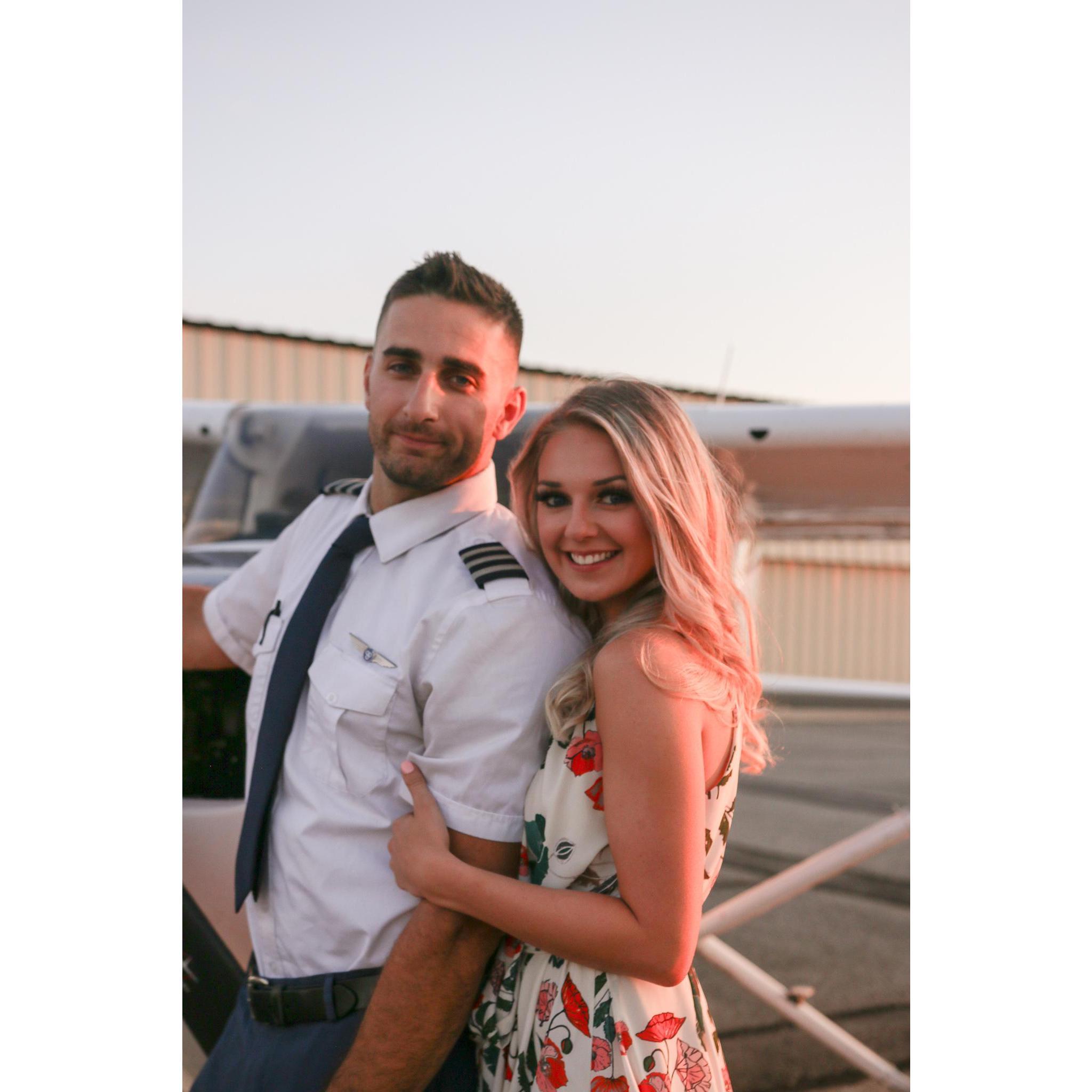 When we booked our engagement photoshoot for August 24th, we had no idea that a week later we would decide to get married in a month!
