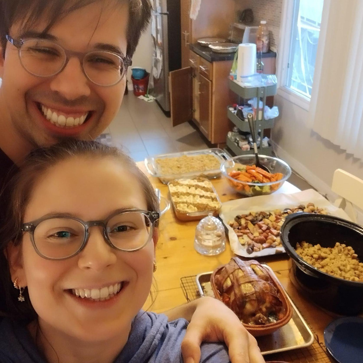 Thanksgiving feast, 2023.