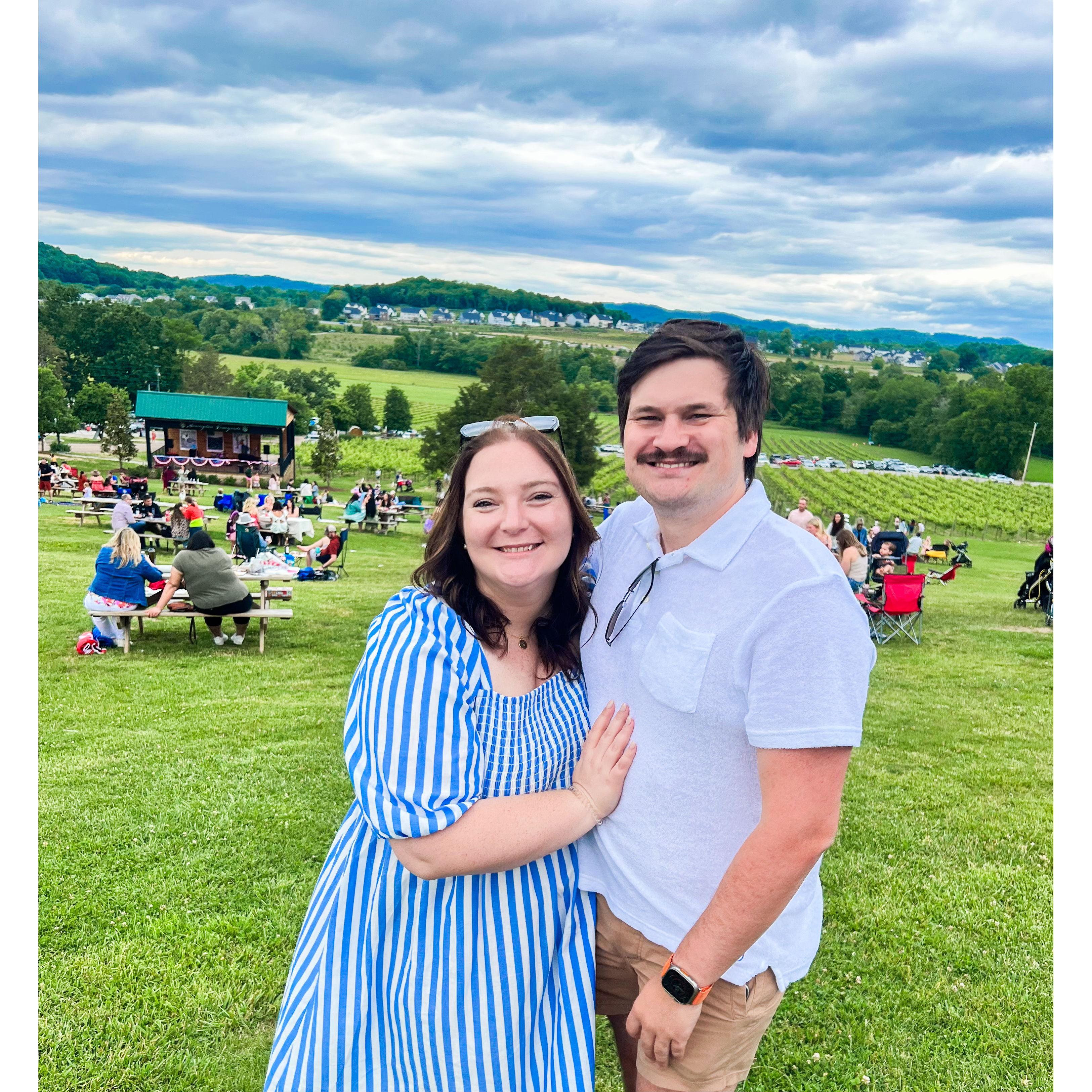 Arrington Vineyards, one of our favorite spots in Nashville