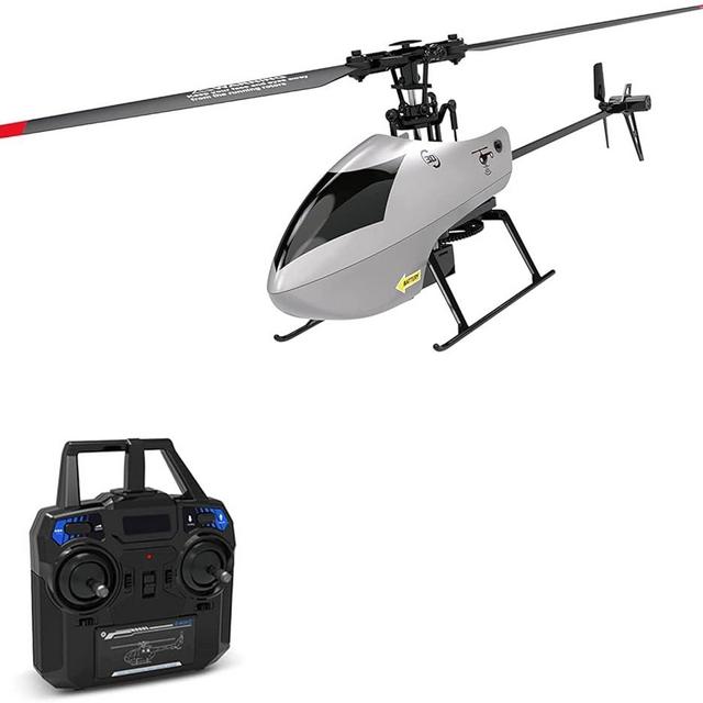 GoolRC C129 V2 RC Helicopter, 4 Channel Remote Control Helicopter with 6-Axis Gyro, 2.4Ghz RC Aircraft with 3D Flips, Altitude Hold, One Key Take Off/Landing for Adults and Beginners