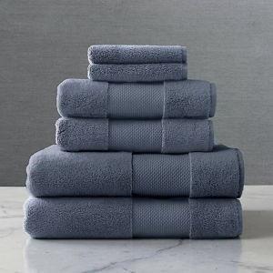 Frontgate Resort Collection Bath Towels, Set of Six (French Blue)