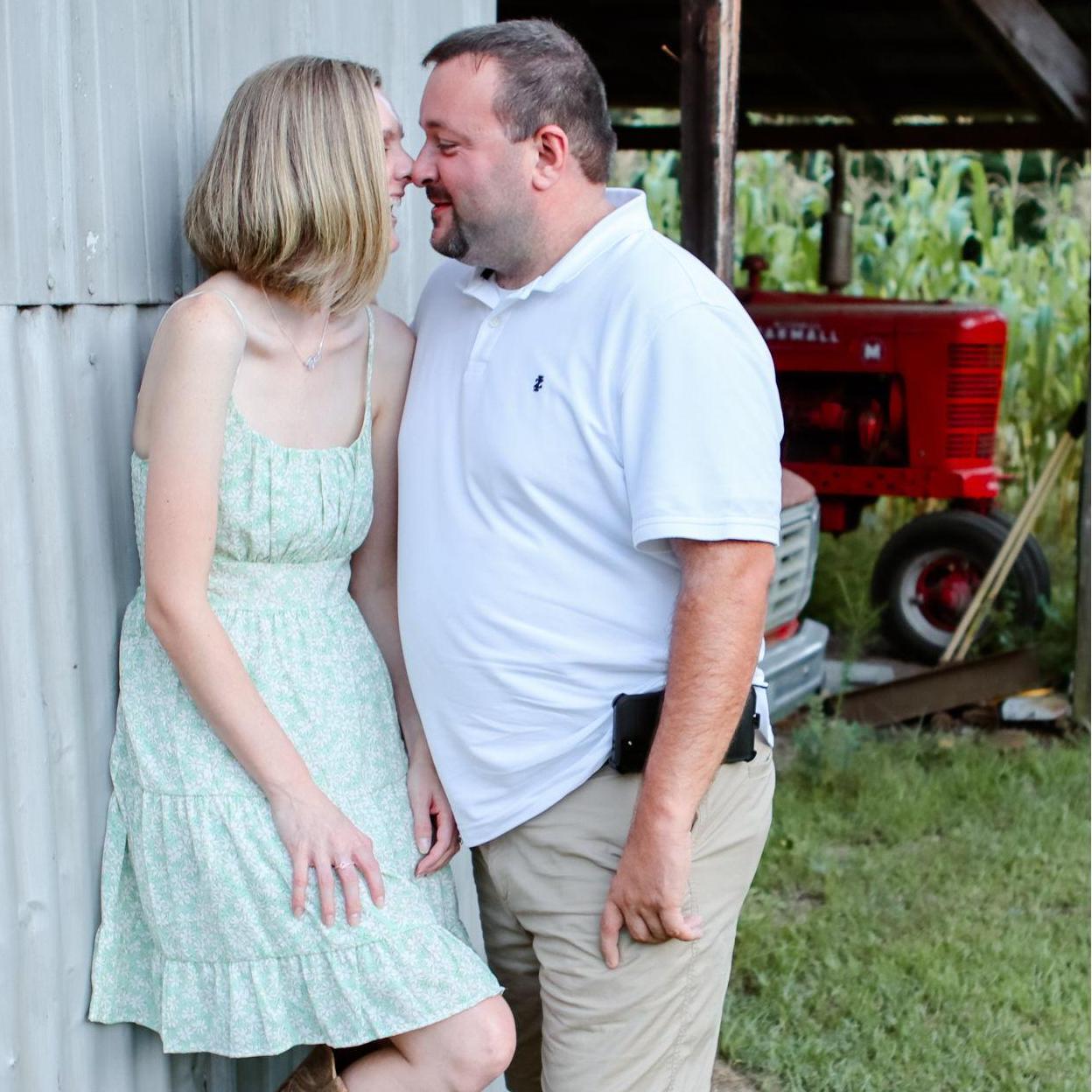 Engagement Pic at Mema's