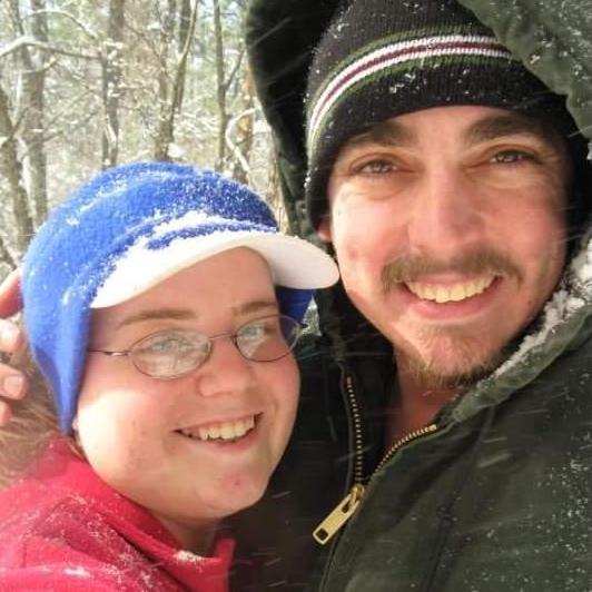 Hiking in the snow :)