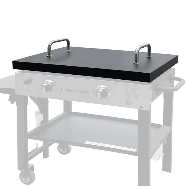 5003 Griddle Lid Cover, Hinged Lid for Blackstone Grill Lid Replacement, 28" Blackstone Griddle, Black Painted Metal