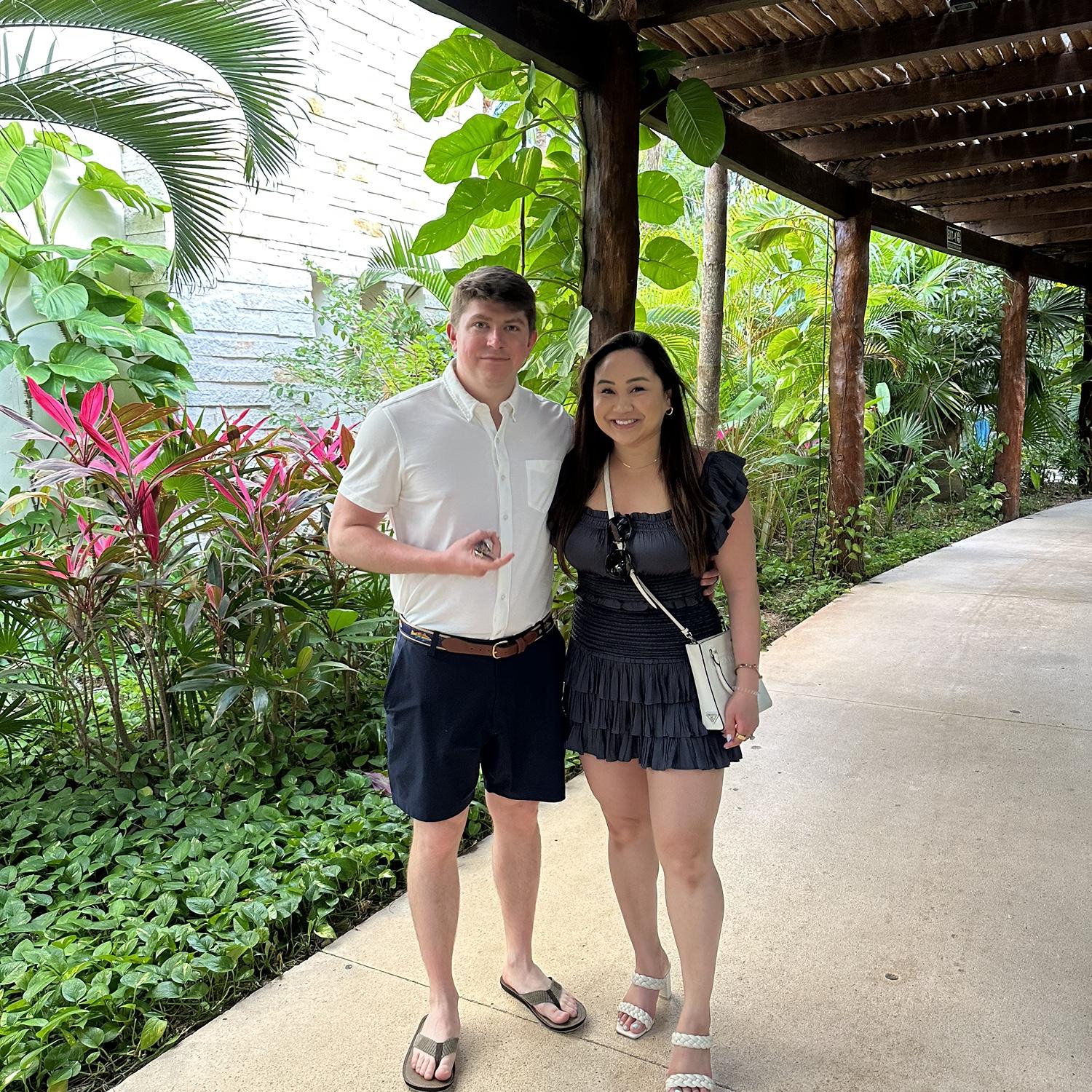 We went to Mexico for Viv’s work incentive