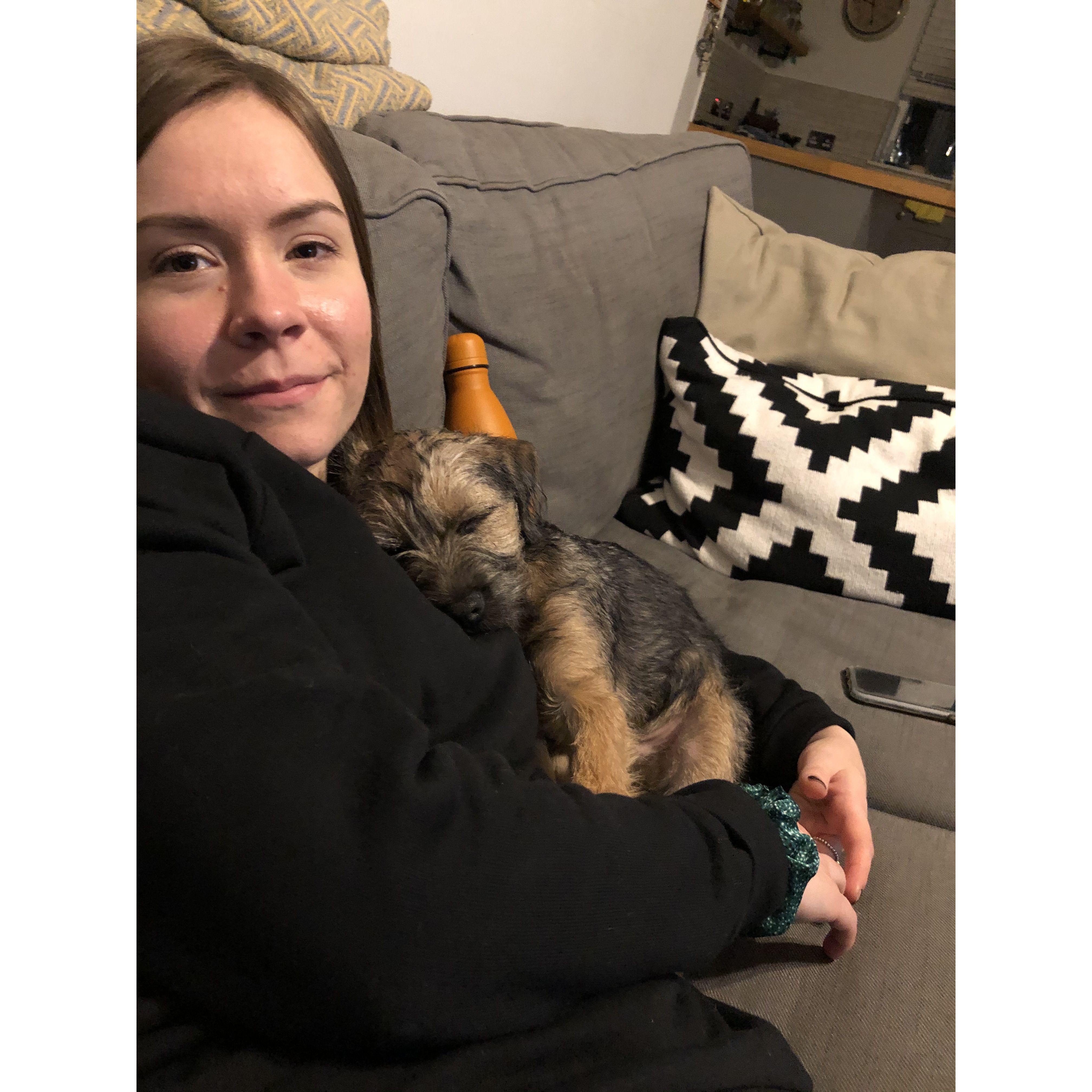 Looking after baby Frodo