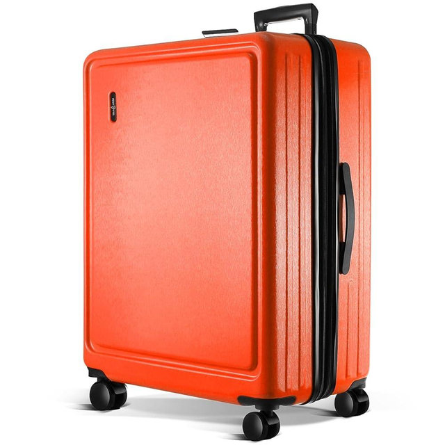 TRAVELARIM 28 Inch Luggage with Spinner Wheels, Hard Shell Suitcase with TSA Locks for Luggage, Travel Large Suitcase, Expandable Hard Shell Suitcases, Orange