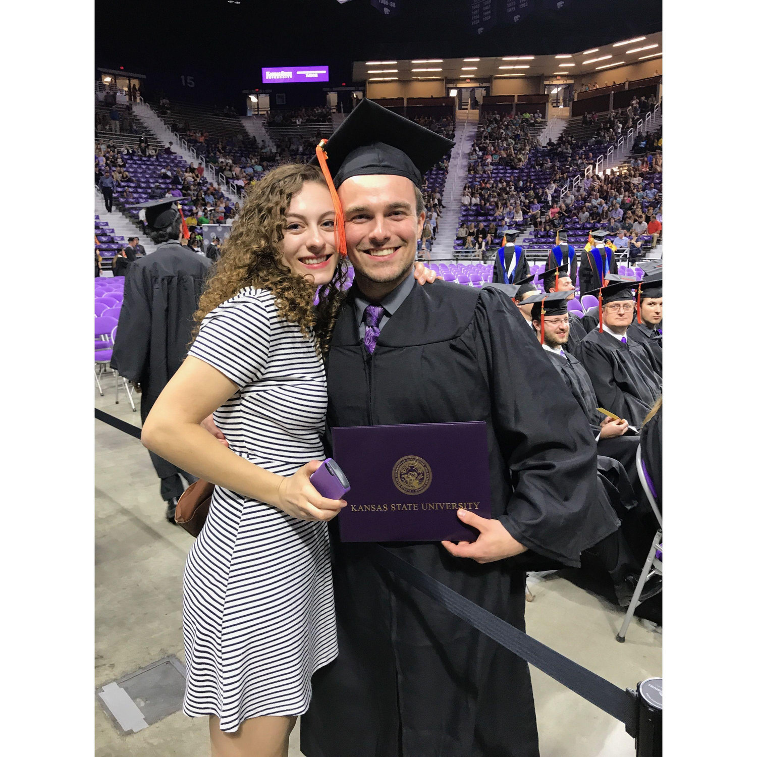James' graduation in 2017