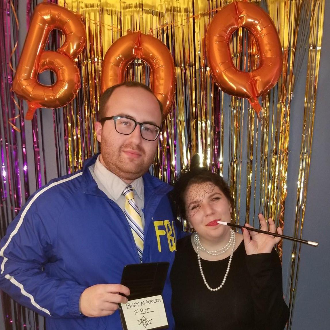 Burt Macklin and Janet Snakehole Halloween 2019 (and second anniversary)