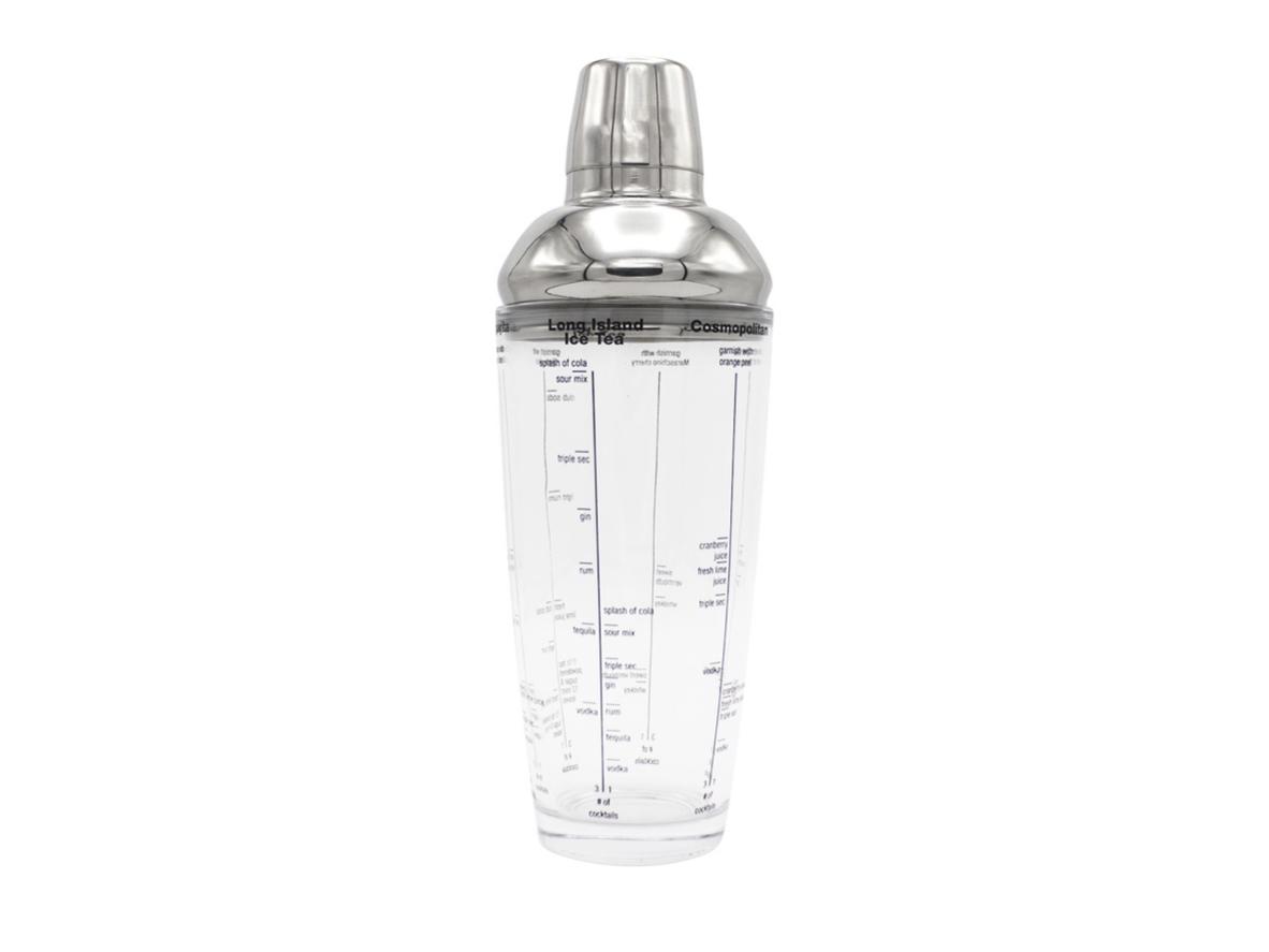 Houdini 24oz Recipe Cocktail Shaker Glass