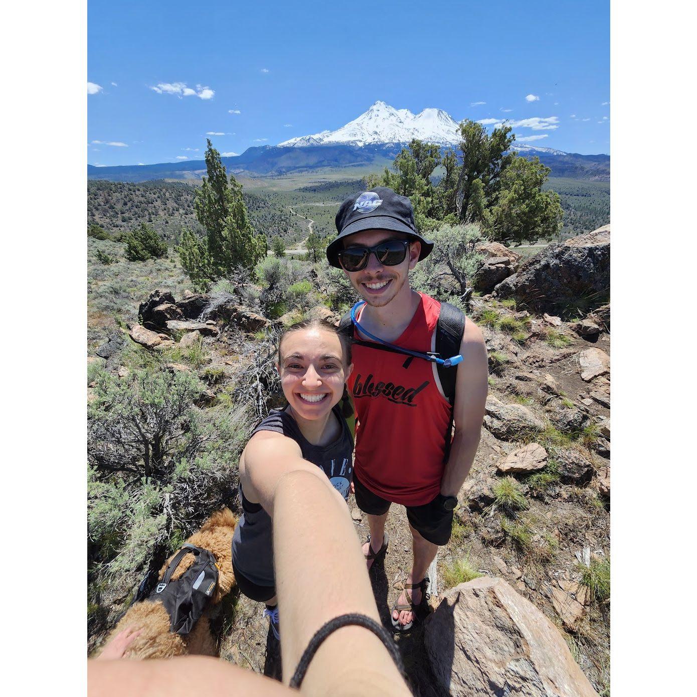 After many hikes up to New Hampshire's peaks, in May 2024, A finally got to take L on some hikes in his neck of the woods!