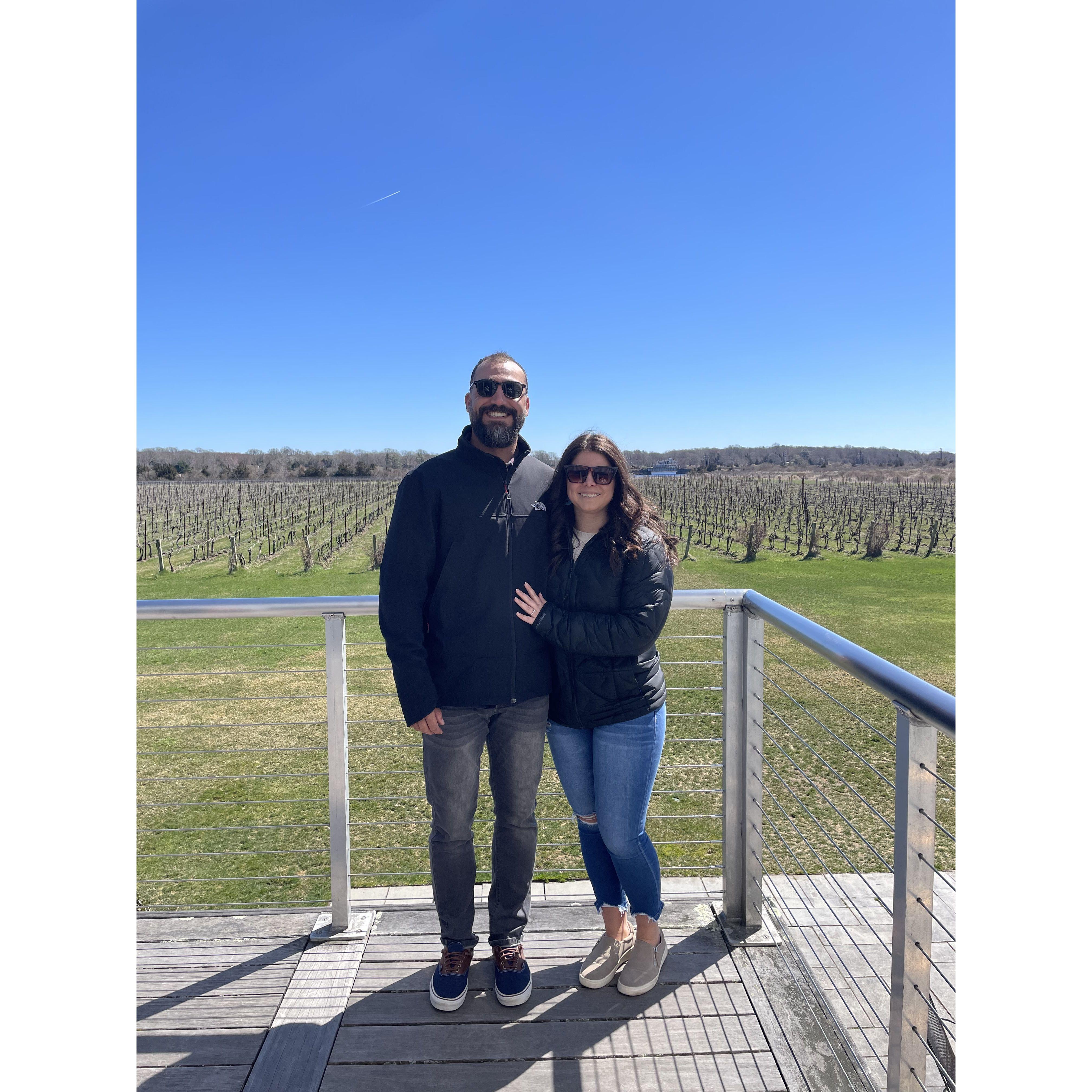 The spot where we will say "I do"