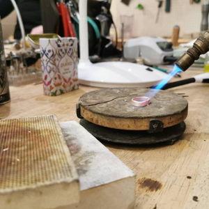 Dublin Jewelry Forge a Hammered Silver Ring: Drury Street