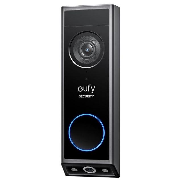eufy Security Video Doorbell E340 (Battery Powered), Dual Cameras with Delivery Guard, 2K Full HD and Color Night Vision, HomeBase S380 Compatible, No Monthly Fee