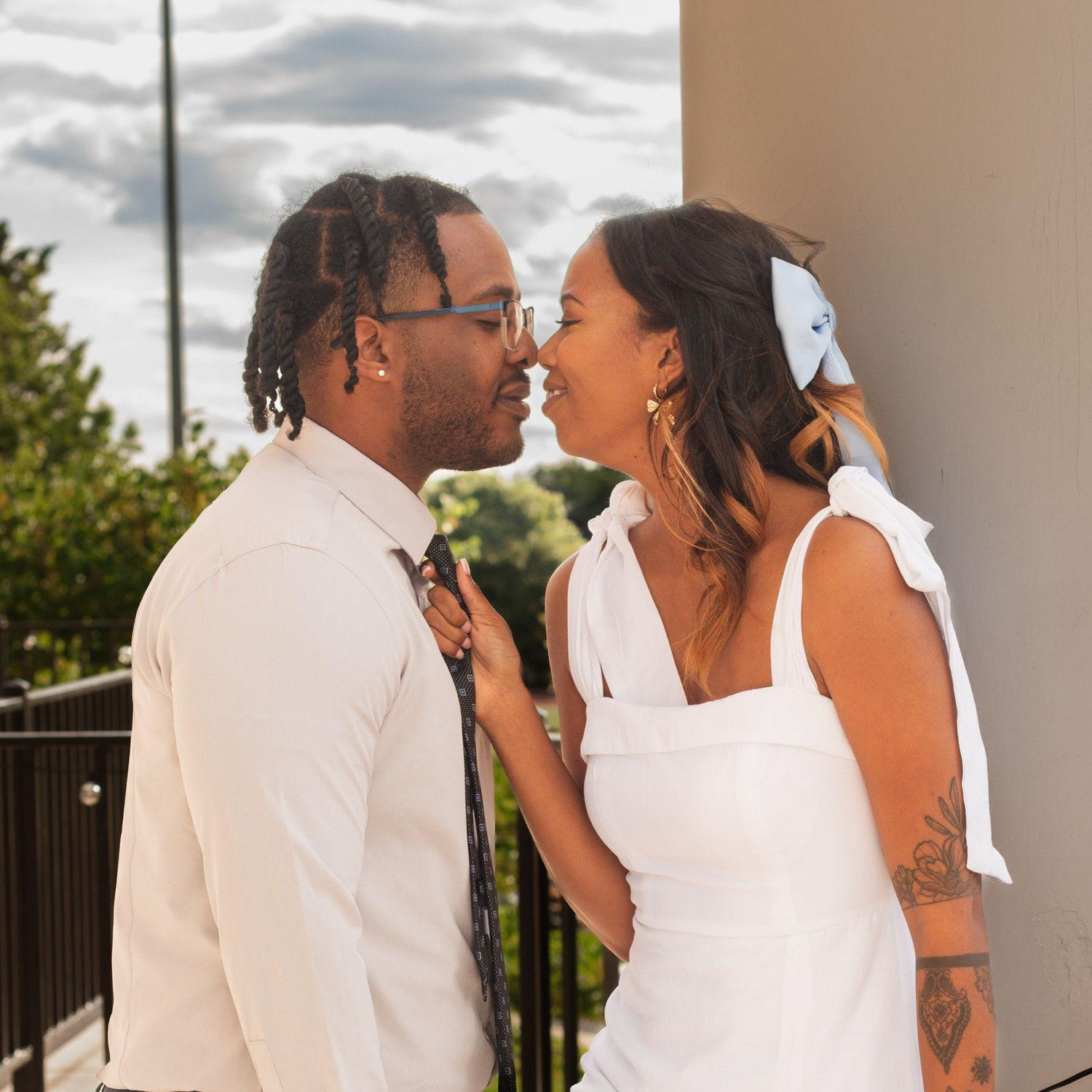 Our engagement photos from where we met.