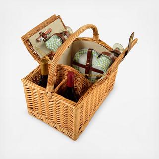 2-Person Willow Picnic Hamper
