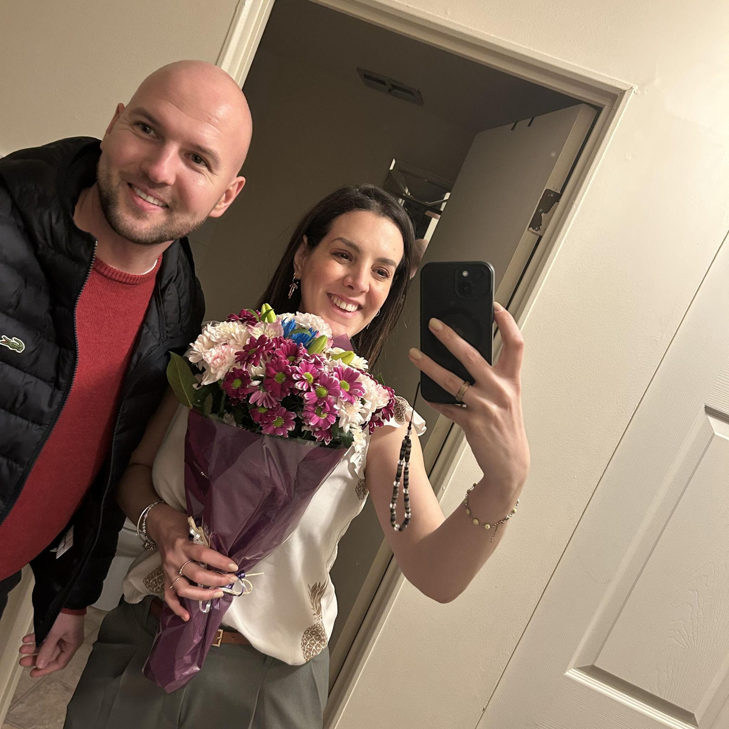 Regil left for work, and Ana (very casually) moved in. Surprise — new roommate!