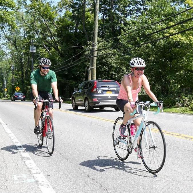 Biking in the Hudson Valley in summer of 2015