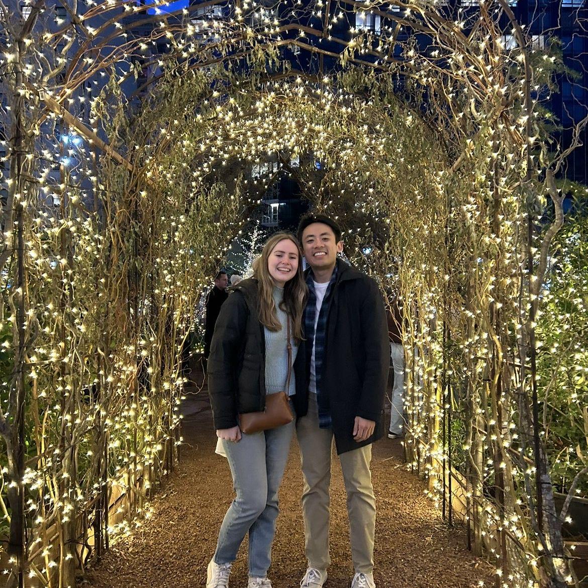 Illuminated by the Philadelphia Christmas Village - November 2023
