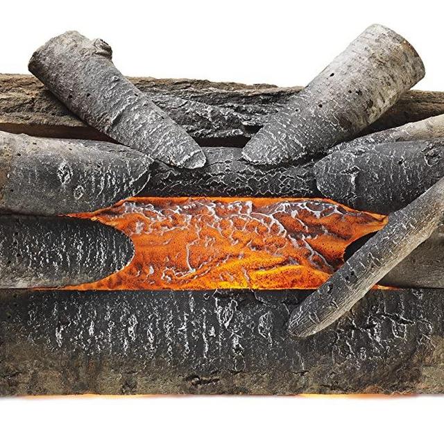 Pleasant Hearth 20" Electric Crackling Natural Wood Log
