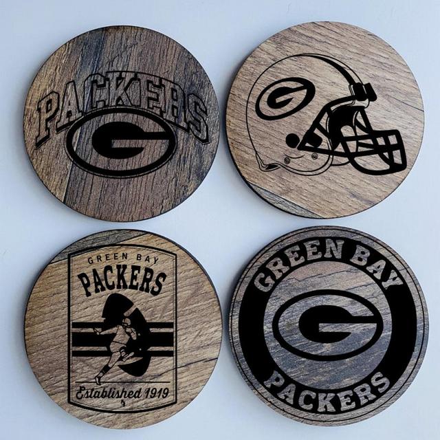 Packers coaster set