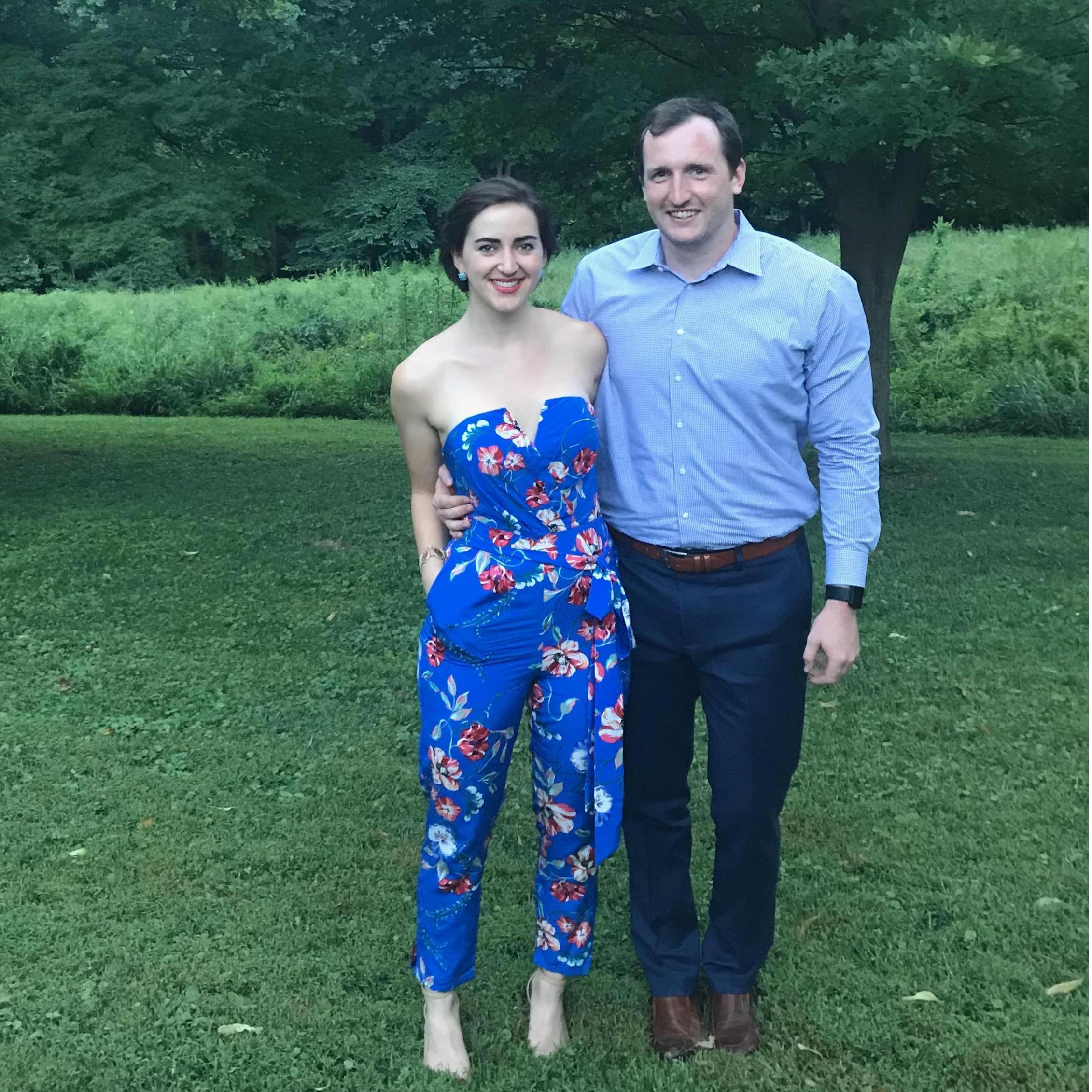 ...apparently most of our pictures were taken at other friends' weddings. Here we are celebrating Sam and Molly Chiron, July 2018!