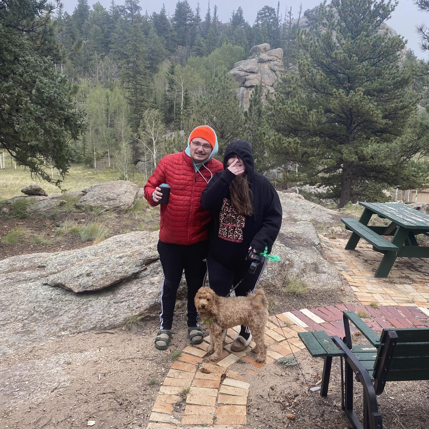 Enjoying the last little bit of daylight before we start carving jack-o-lanterns during our annual Halloween Cabin Trip!
Year: 2022