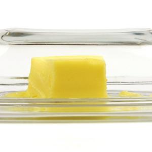 Glass Butter Dish with Cover