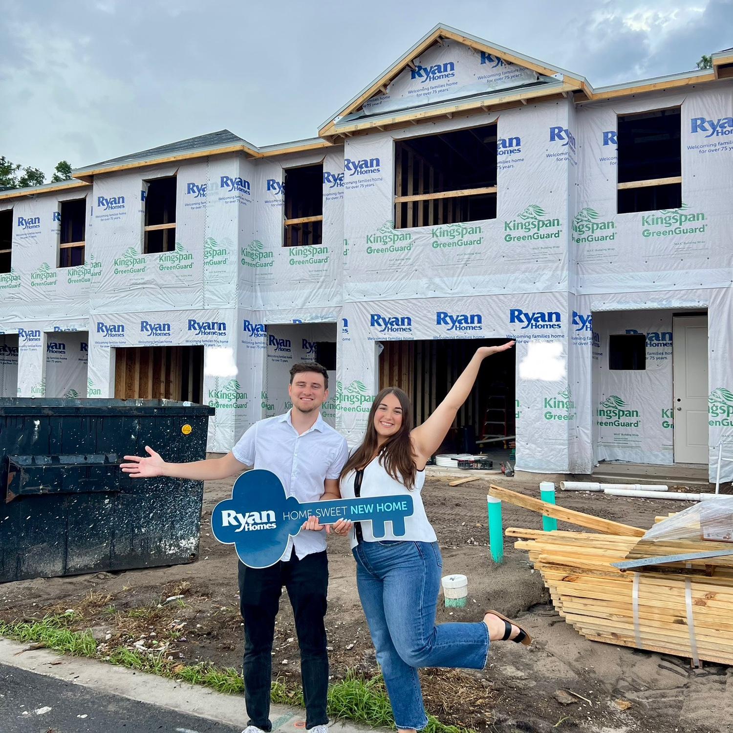 Bought our first house together in Tampa, FL