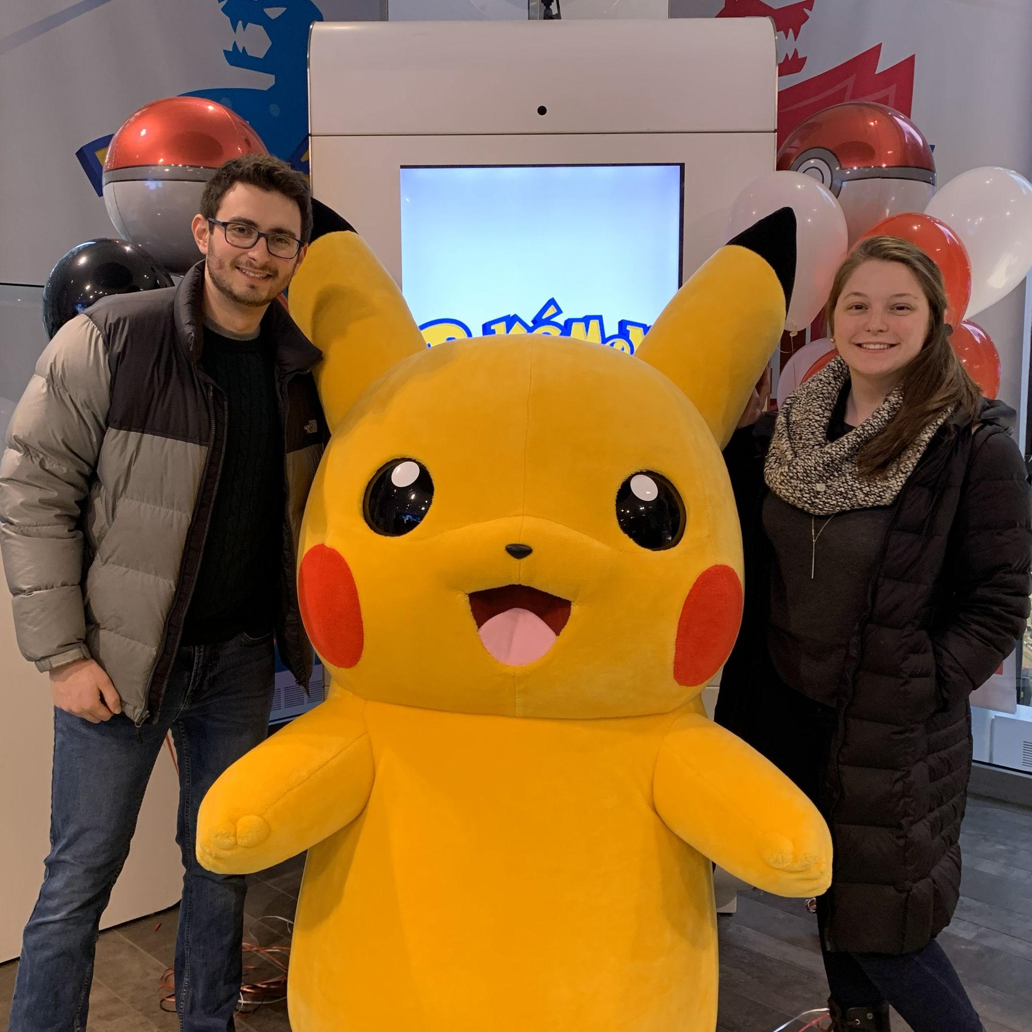 March 2020 - With a friend we made who will hopefully be RSVPing to the wedding...