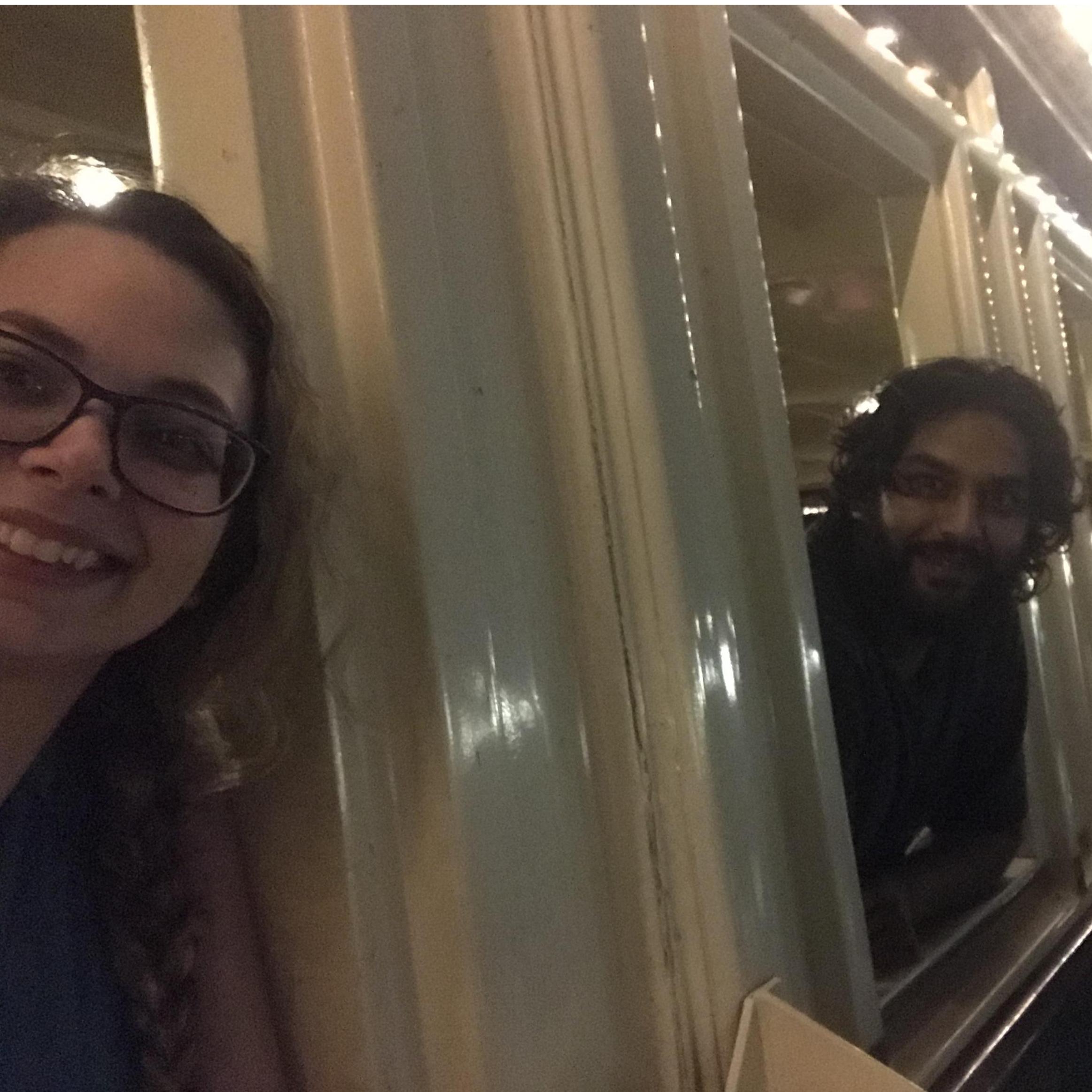 A late night trip to Magic Kingdom at Disney World - one of many theme park adventures since we first met!