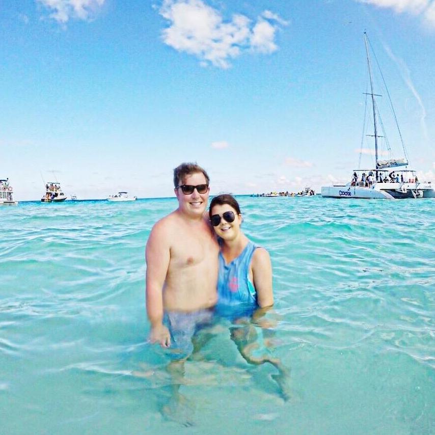swam with the stingrays