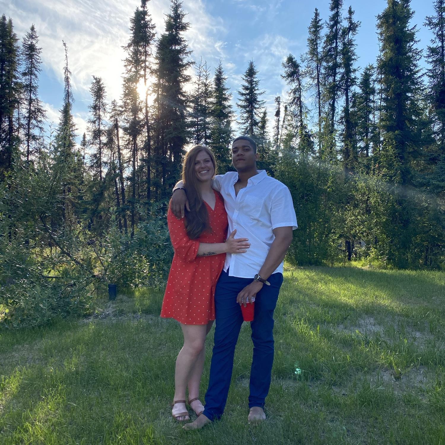 We attended our best friend’s wedding together!