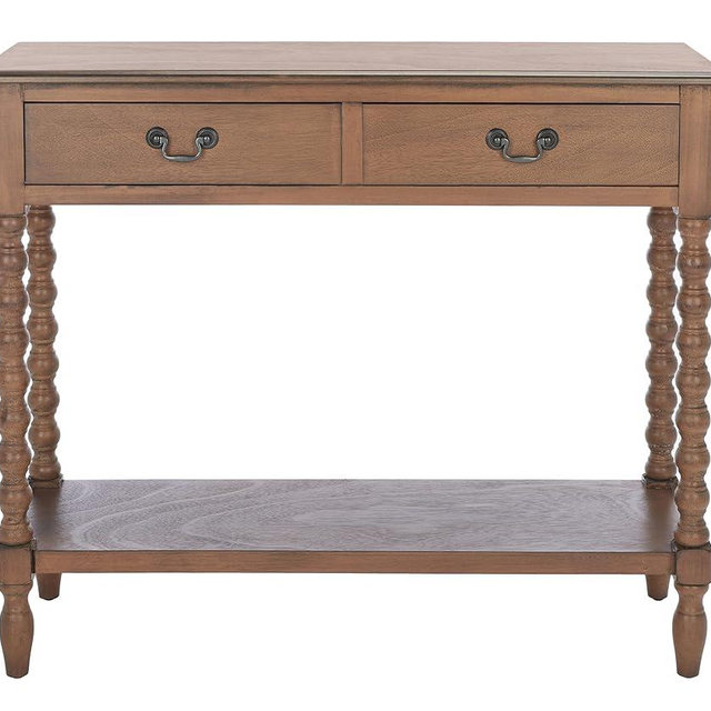 Safavieh Home Collection Athena Brown 2-Drawer Console Table