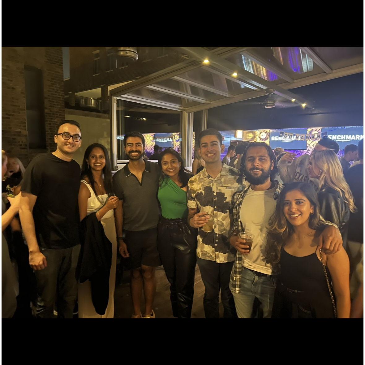 With our good friends Roshan, Isha, Samir, Hiral, and Uday in Chicago.