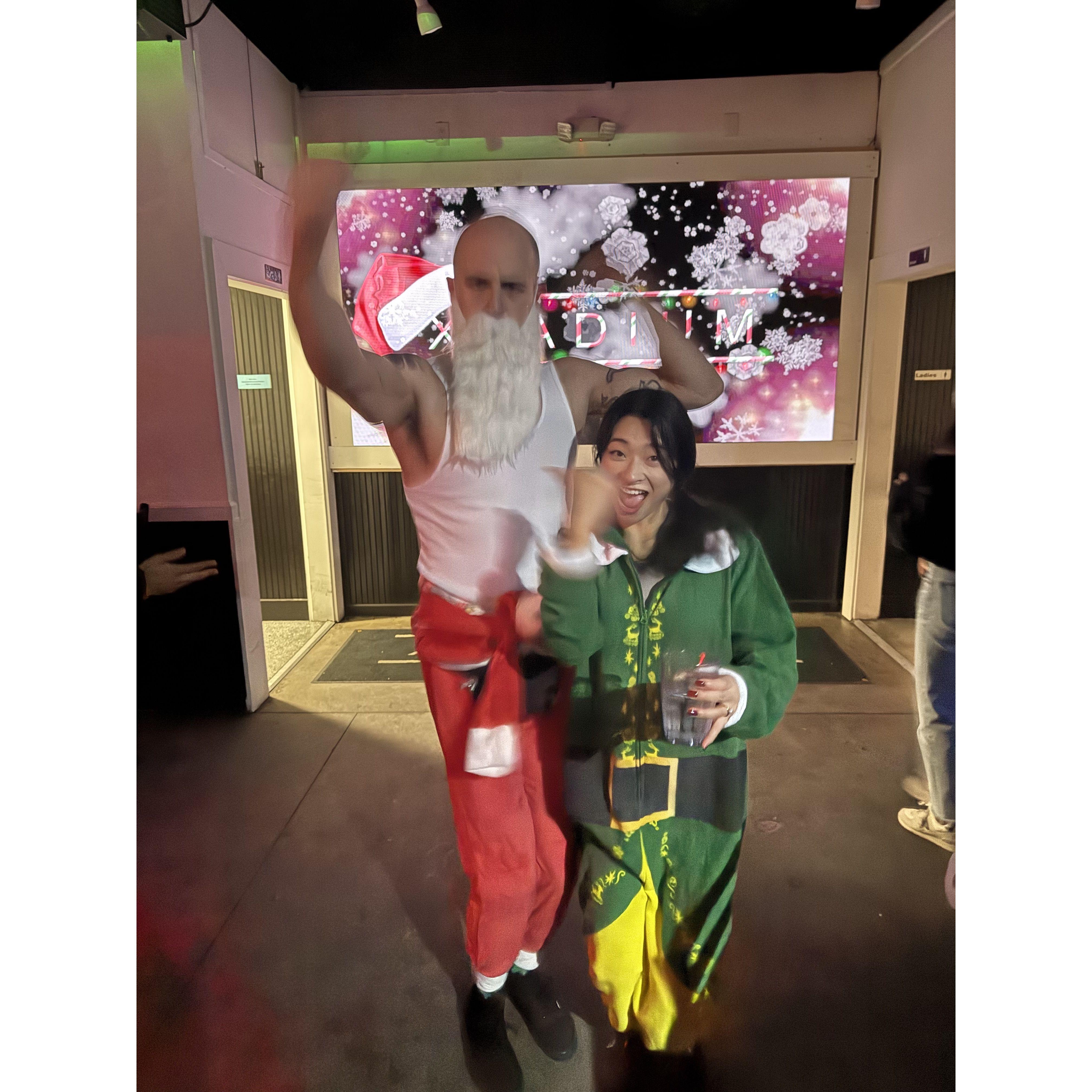 Since Maddy can't keep a secret to save her life, instead of birthday surprises, Maddy goes all in on Matt's costume ideas whether it be Santa and his buddy...