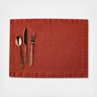 Enzyme Washed Woven Placemat, Set of 6