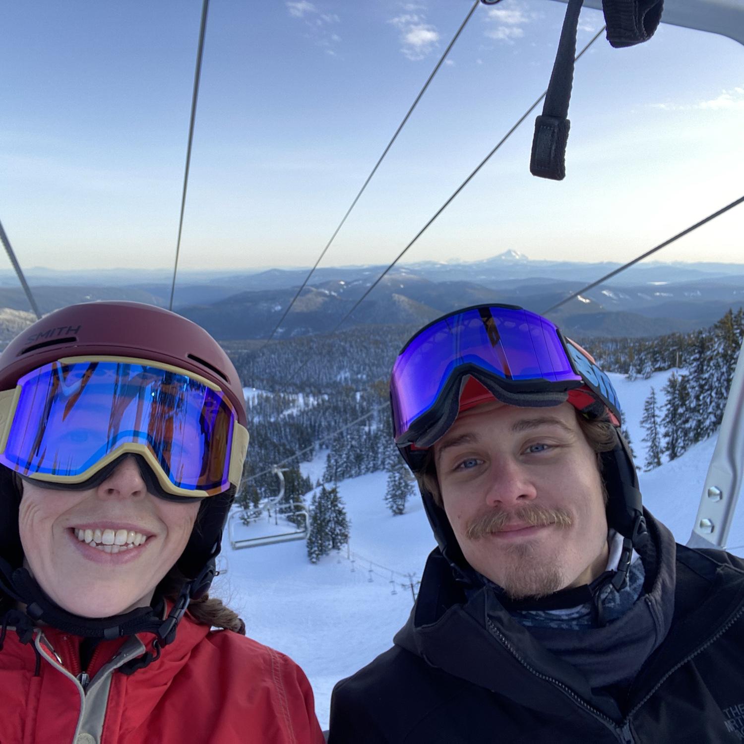Mt. Hood winter/spring 2024 - rare clear skies!