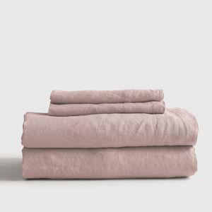 European Linen Sheet Set in Dusty Mauve | Queen Size