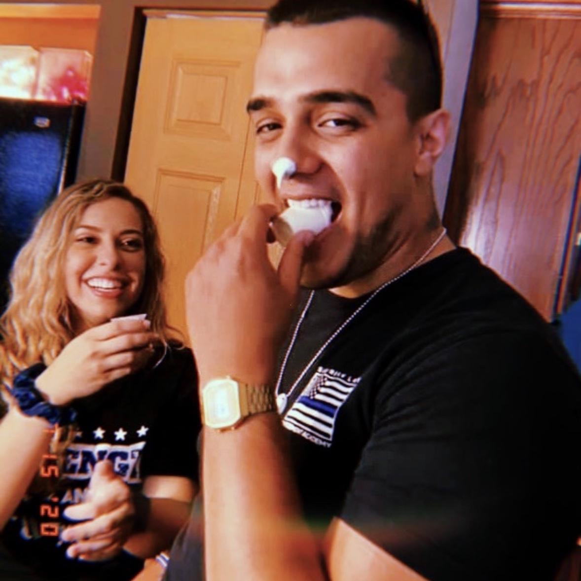 Briana’s Police Academy graduation party in 2020