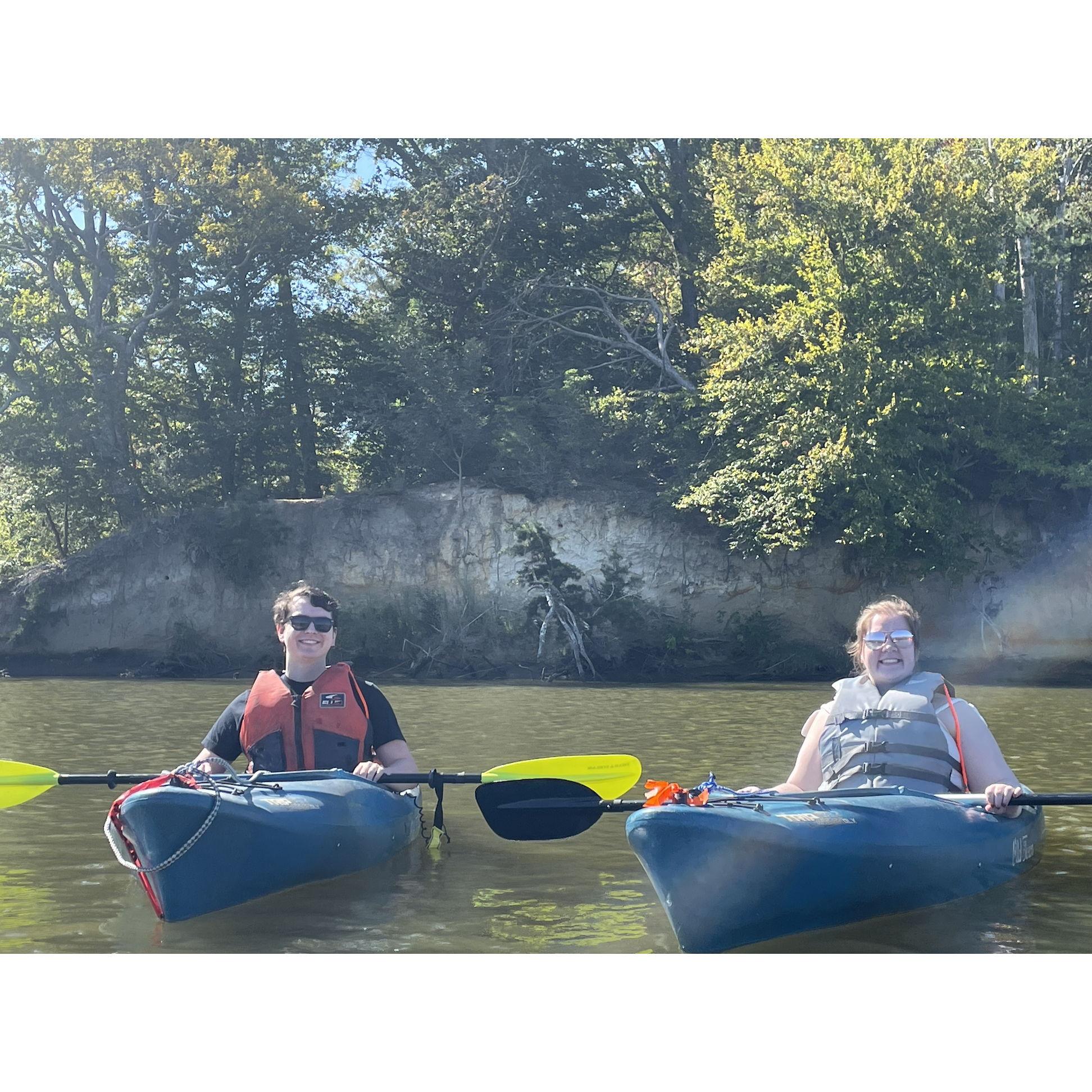 Kayaking part one!