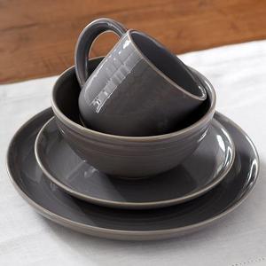 Joshua 16-Piece Dinnerware Set - Gray