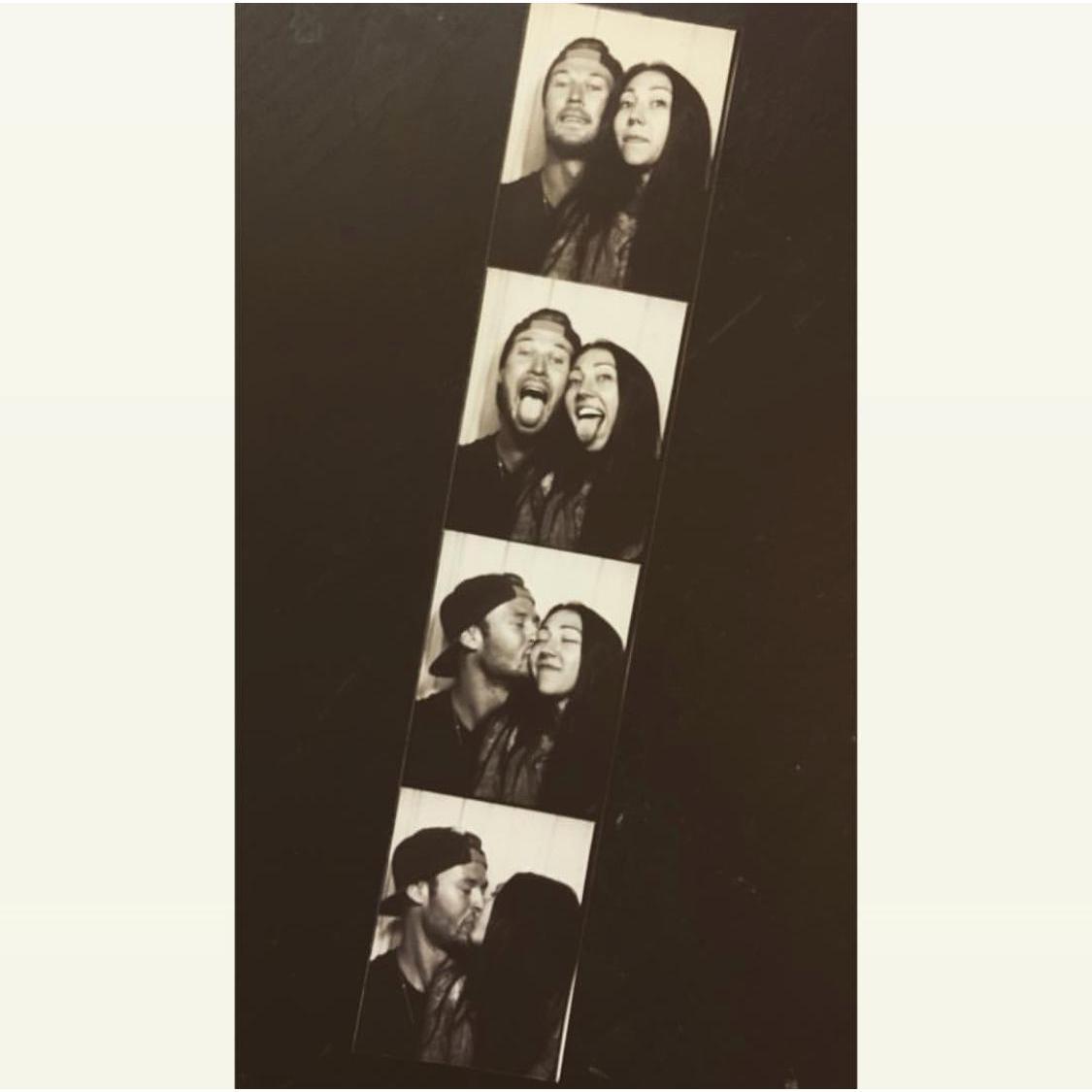 Our first photo booth together