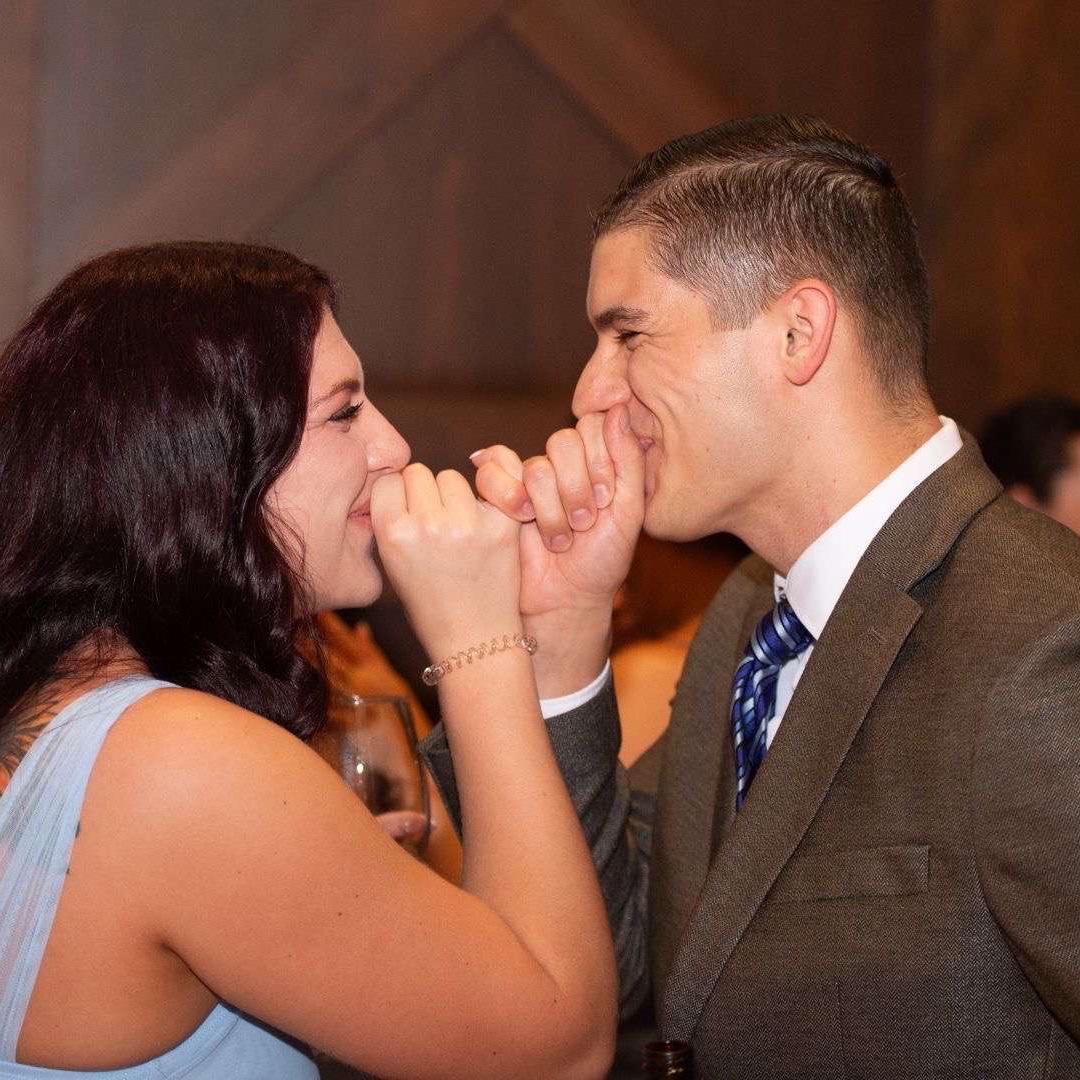 Candid captured at a friend's wedding (shout out to Dalton and Megan!)