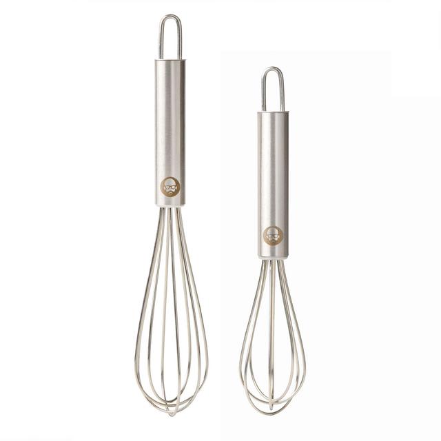 Tiny Whisk Set, 2-Piece, Stainless Steel