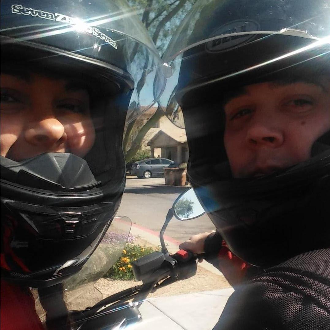 We love to spend time together doing all sorts of activities. Sunday morning rides on Kyle's bike are scarce, but definitely on the top 10.