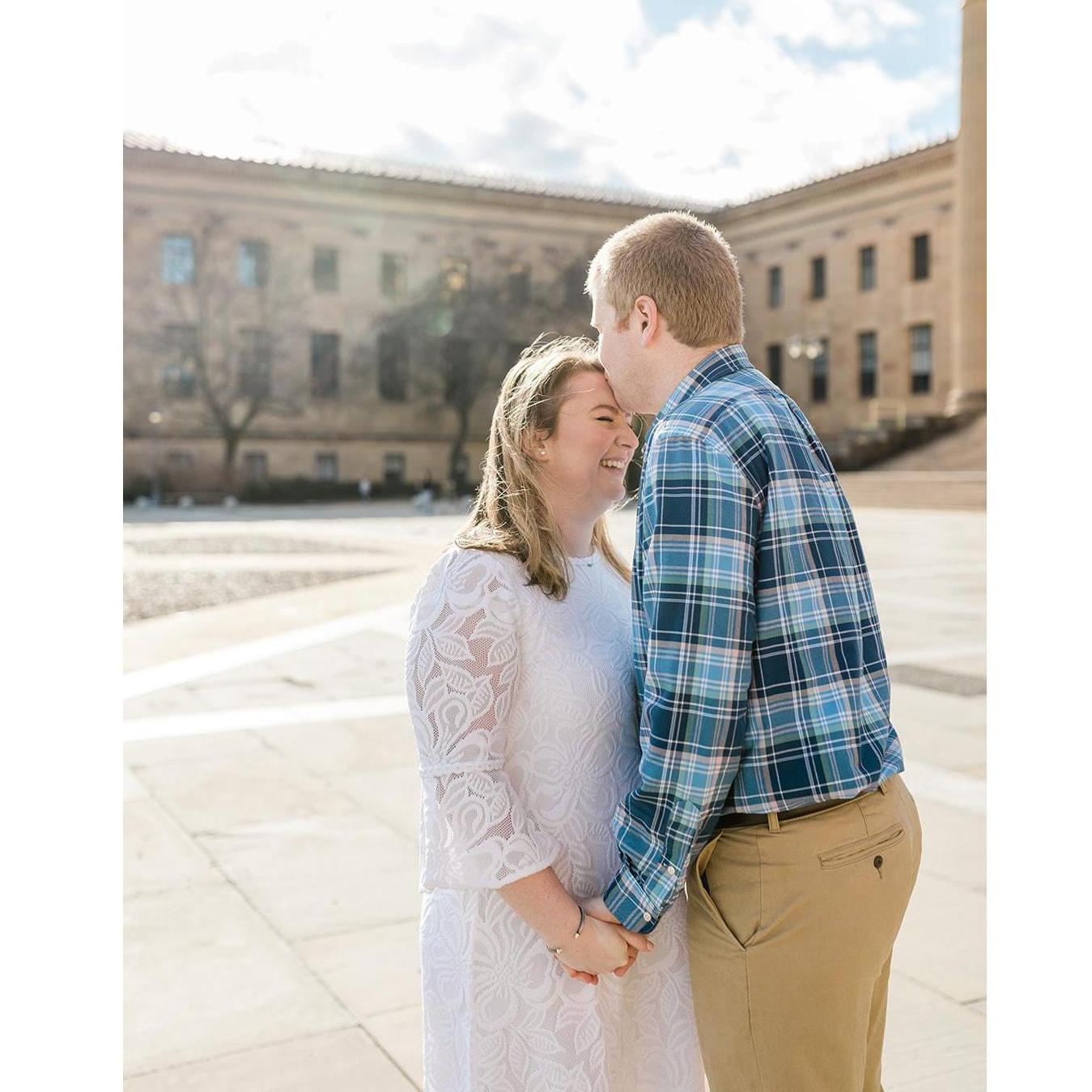 Engagement Photos - Philadelphia Museum of Art - February 2021