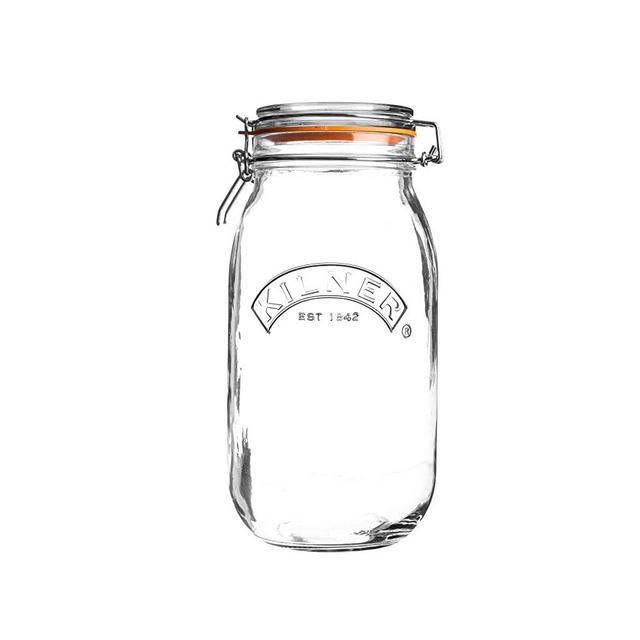 Kilner Round Clip Top Jar, 68-Fl Oz, 1 EA