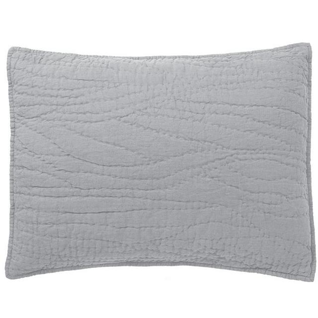 Flagstone Belgian Flax Linen Hand Stitched Standard Shams, Set of 2